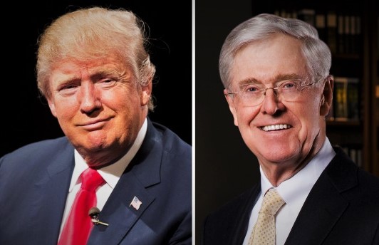 Koch Brothers Say Endorsing Trump Unlikely