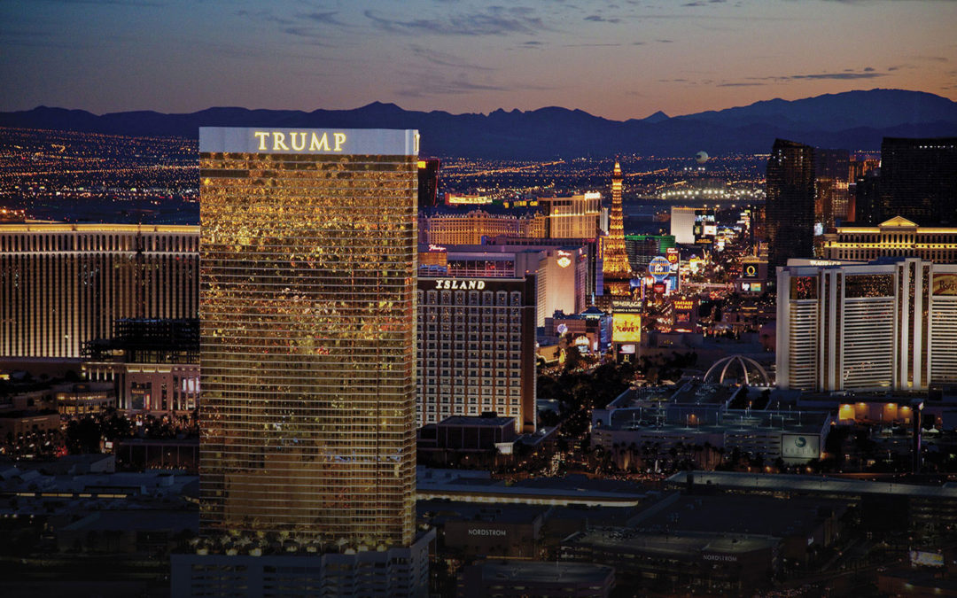 Las Vegas Paper Backs Trump