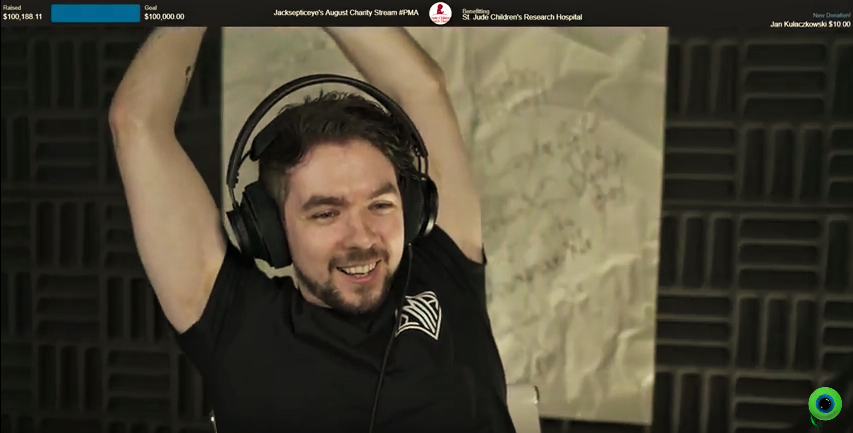 Jacksepticeye Raises $100K for St Jude In 3 Hours