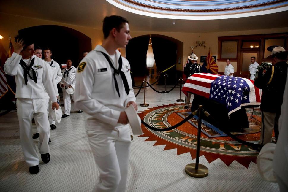 Thousands Paying Respect To McCain In Arizona