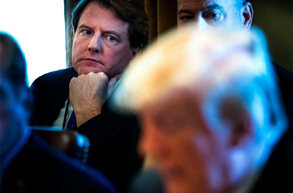 McGahn’s Dilemma: Ignore Subpoena For Trump OR Risk His Career & Put Law Firm At Risk