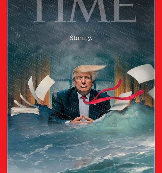 TIME Covers Show Trump’s Presidency Drowning