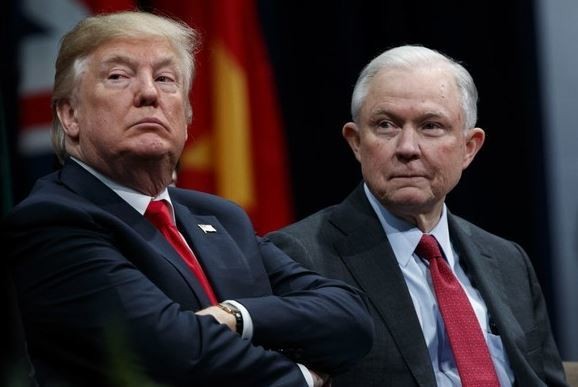 Trump & Sessions Take Aim At Each Other