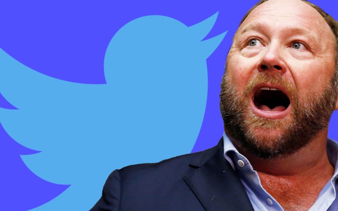 BOOM! Twitter Permanently Bans Alex Jones & InfoWars