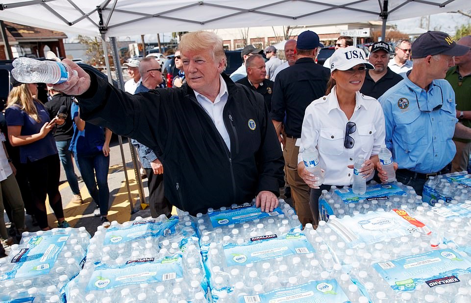 Trump’s Tour Hurricane-Hit Florida & Georgia