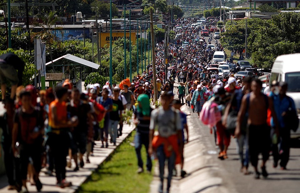 With Caravan Traveling Through Mexico, Trump Set To Send 800 Troops To Border