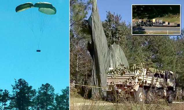 Military Accidentally Drops Three-Ton Humvee Way Off Target Over Skies Of North Carolina