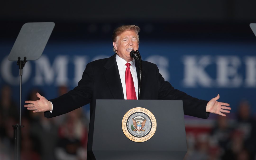 Trump Attends Rally Hours After Synagogue Shooting – Lies About 9/11 Again