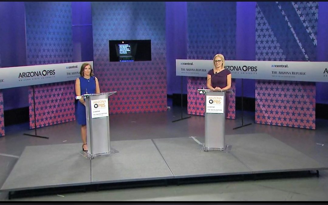 McSally Goes All Trumpy, Sinema Passionless In Only AZ Senate Debate