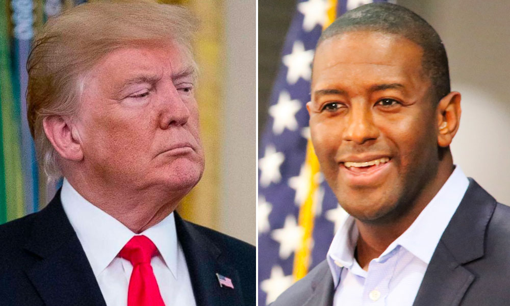 Racist Robocalls Being Made Against Florida Dem Governor Nominee – Trump Jumps In & Calls Andrew Gillum A “Thief”