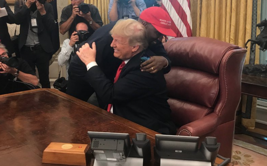 Kanye Provides Yet Another Bizarre Moment In Trump’s Bizarre Presidency