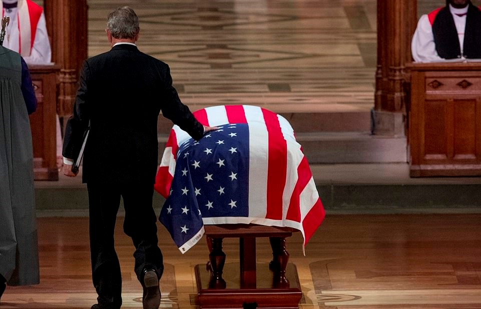 George W. Bush Remembers His Dad Through Tears – America Says Farewell To 41st President