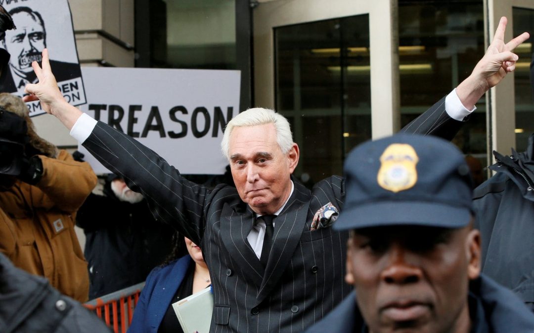 Roger Stone Posts Picture Of Federal Judge In Gun Crosshairs – Deletes & Apologizes For It