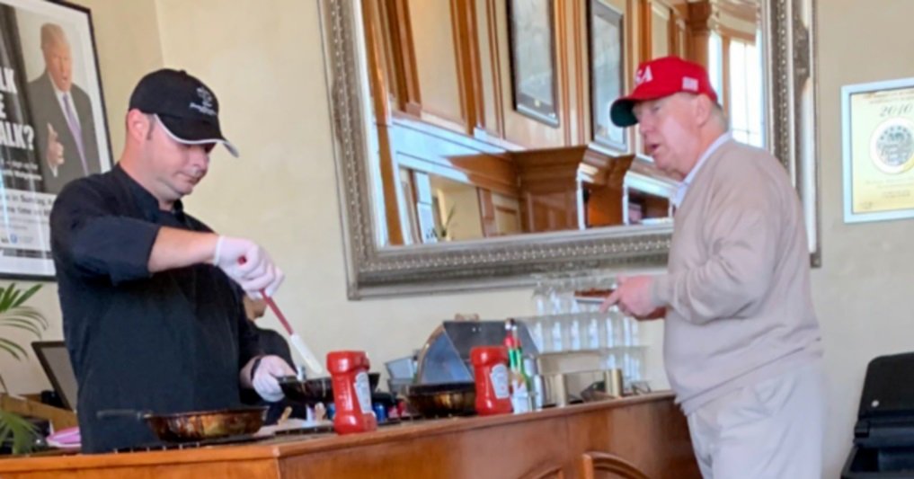 Social Media Pounces On Pic Showing Trump At Golf Club During “National Emergency”