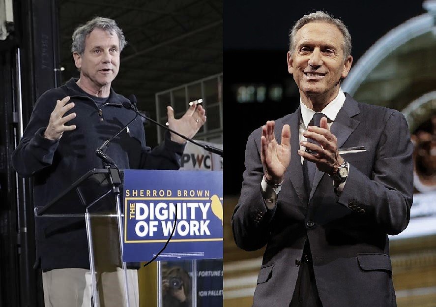 Ohio Sen. Sherrod Brown Calls Former Starbucks CEO Howard Schultz A “Total Idiot”