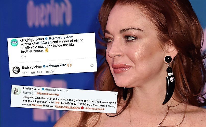 Lindsay Lohan Denies She Wrote Nasty Posts About Celebrity Big Brother Contestants