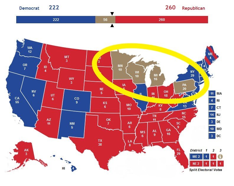 EXCLUSIVE ANALYSIS:  600 Days To Go – A Look At Our First Electoral Map Projection