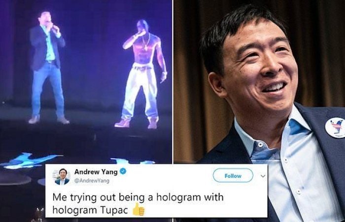 ELECTION 2020: Polling low, Andrew Yang Now Plans To Use 3D Hologram Of Himself