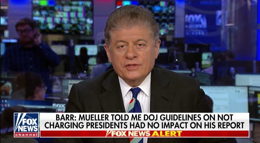 Mueller’s Public Statement “Not Good News” For Trump Says Fox News Analyst Napolitano