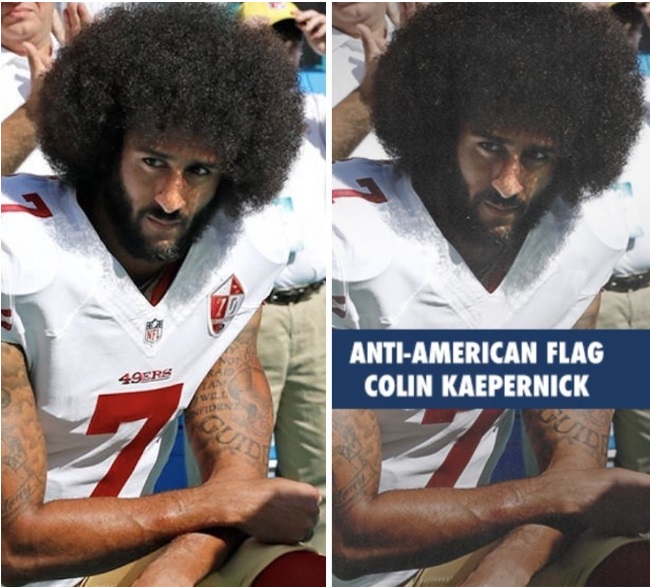 GOP Darkens Kaepernick’s Skin Color In Fundraising Email – Racial Prejudice Called “Disgusting”