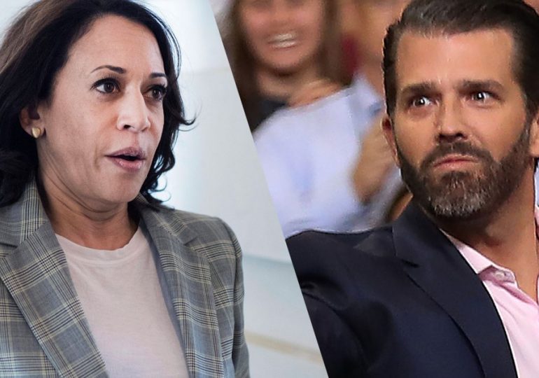 ELECTION 2020: Democrats Rally Behind Harris After Trump Jr. Tweets, Then Deletes, Racist Attack