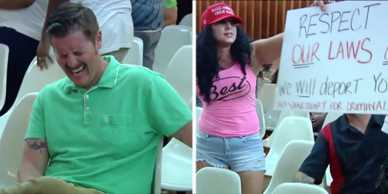 #GreenShirtGuy New Internet Smash Hit After Reaction To MAGA Shouters At Tucson Council Meeting