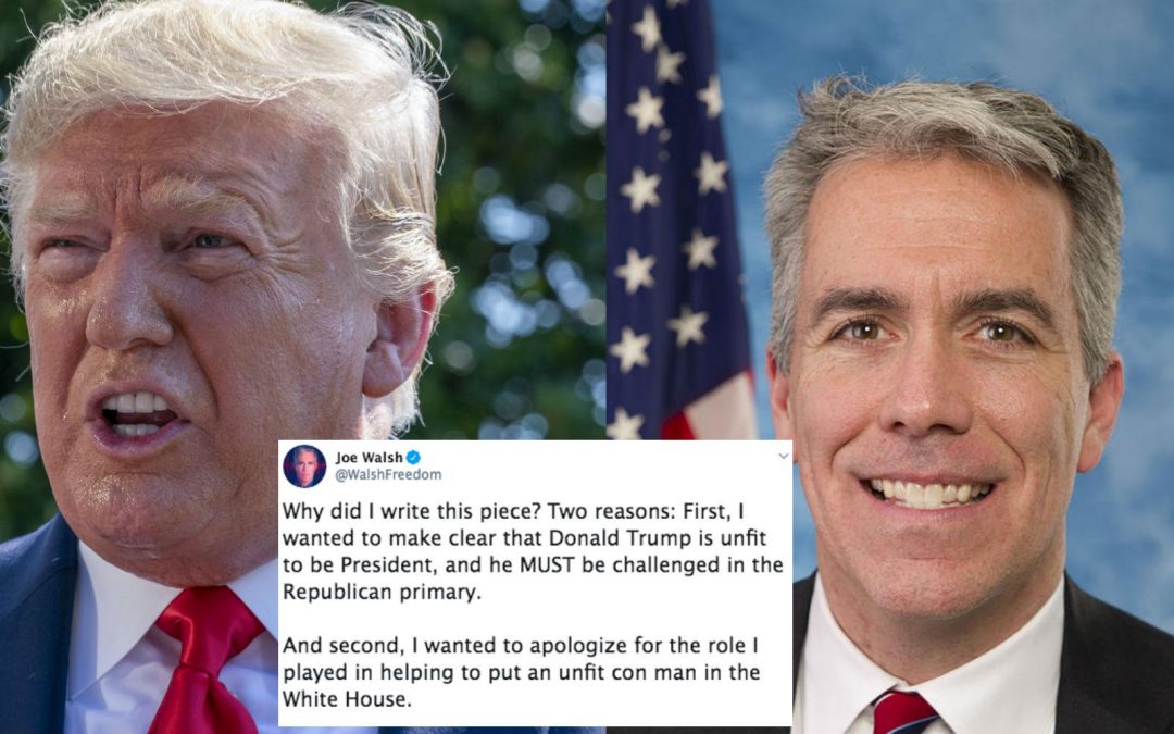 Conservative Radio Host Joe Walsh Announces He’s Running Against Trump