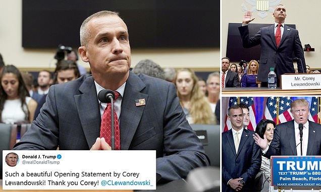 Trump Ally Corey Lewandowski Admits To Congress He Lies To The Media – Trump Tweets Praise