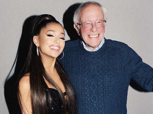 ELECTION 2020: Ariana Grande Backs Bernie For President