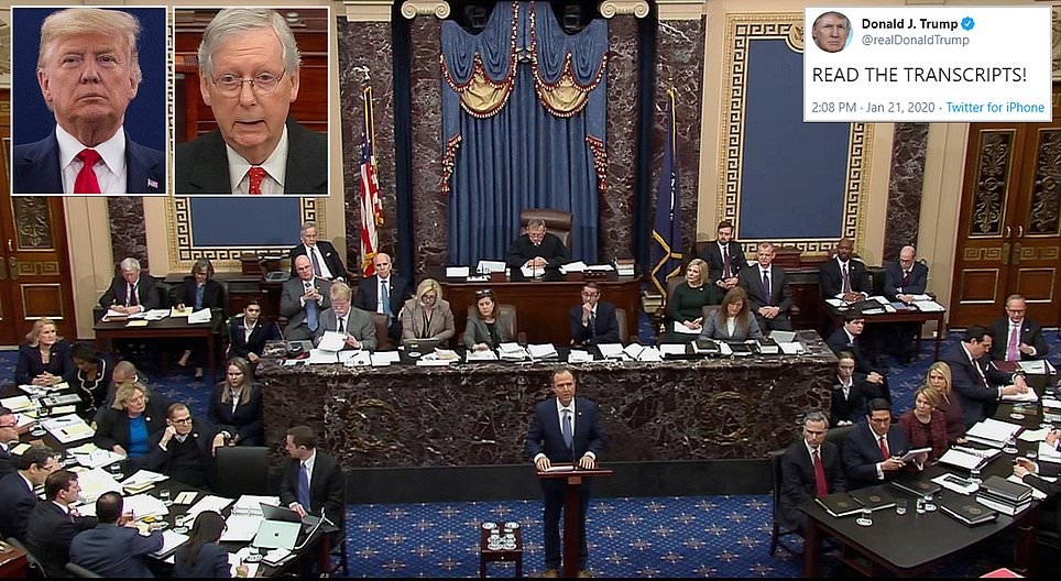 IMPEACHMENT TRIAL: GOP Senators Vote AGAINST Subpoenaing White House For Ukraine Documents