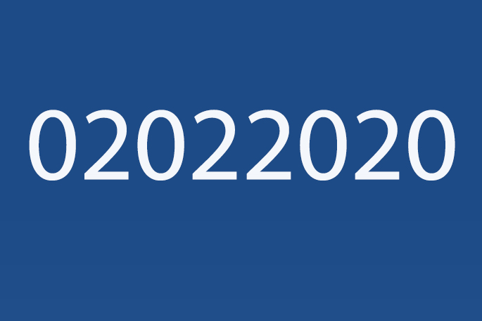 Today is 02-02-2020 – The 1st & ONLY Palindrome Of Your Lifetime