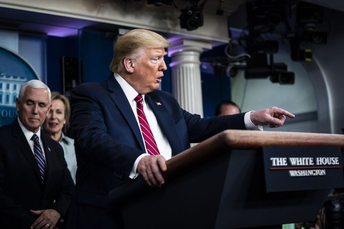 Pence Official Tests Positive For Coronavirus – Trump Berates Reporter Asking Question About Pandemic