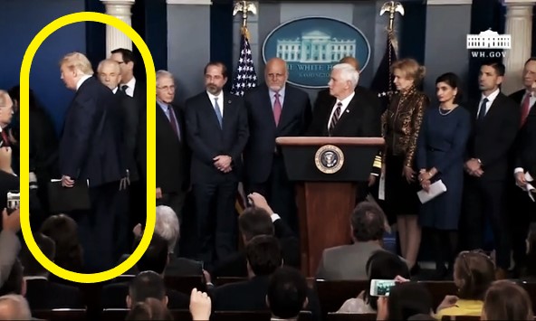 Trump LEAVES Cornavirus Briefing After Being Asked If He’s Been Tested