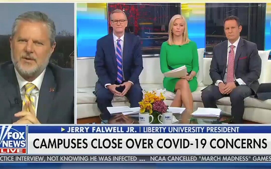 Trump Ally Jerry Falwell Jr. Suggests Coronavirus Is Foreign Weapon To Hurt Trump