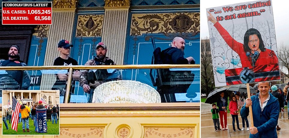 Armed Trump Supporters Storm Michigan’s Capitol – Lawmakers Wear Bullet Proof Vests