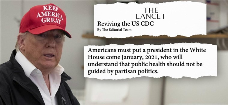 Top Medical Journal The Lancet Says Voters Should DUMP Trump For Mishandling Pandemic