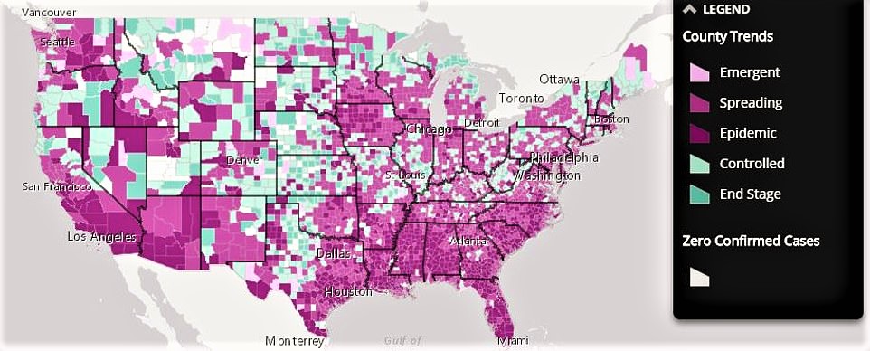 Quarter Of U.S. Counties Are Battling UNCONTROLLABLE Coronavirus Outbreaks