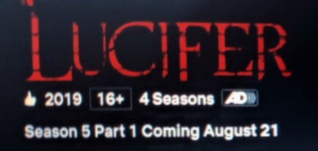 Netflix Posts & Removes August 21 Release Date For Season 5 Of Lucifer