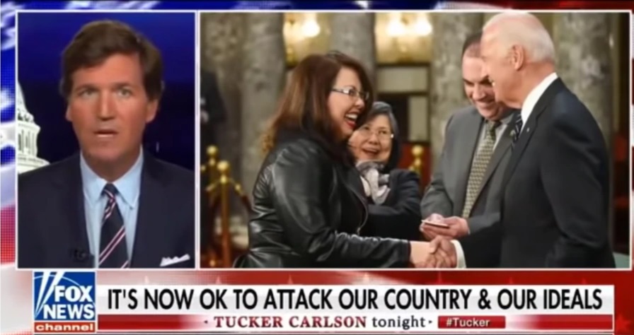 Tucker Carlson Rants Sen. Tammy Duckworth, Who Lost Her Legs In Iraq, ‘Hates America’