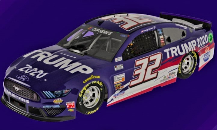 Trump Enters NASCAR – Corey LaJoie’s #32 Car Promotes Reelection