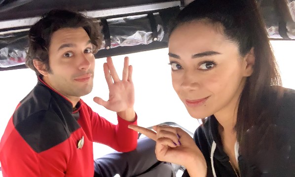 Garcia Spills More On Ella’s New Love Interest – But WHY Is He Wearing That RED Star Trek Uniform?