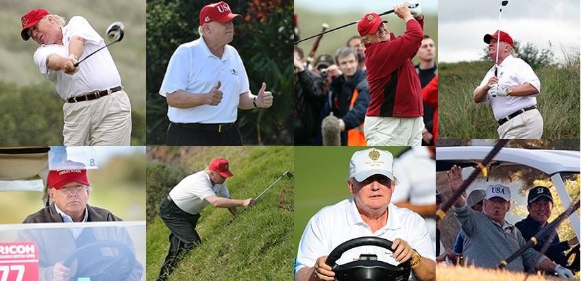 Trump Claims He Golfs Less Than Obama Did - That's Laughable & A Lie ...