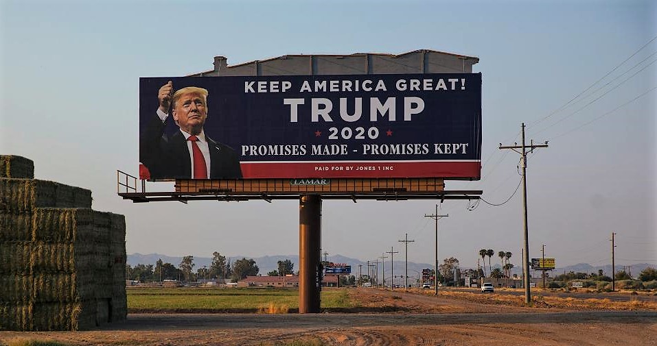 Gas Station Owner Using TAXPAYER Funded Pandemic BAILOUT CASH To Put Up Trump Billboards