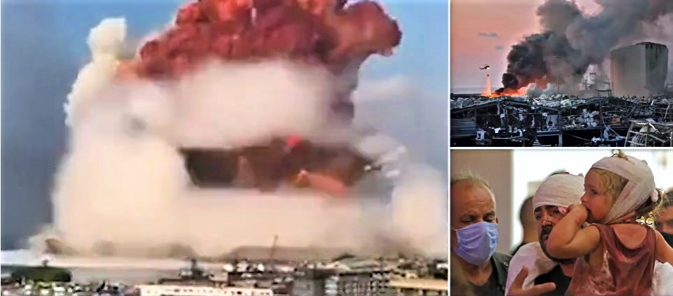 Horrific Chemical Explosion Rocks Beirut ‘Like A Nuclear Bomb’ Killing Dozens & Wounding Thousands