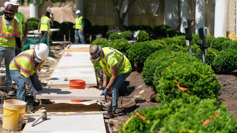 Sod Being Replaced At White House After Republicans Trampled Rose Garden During Convention