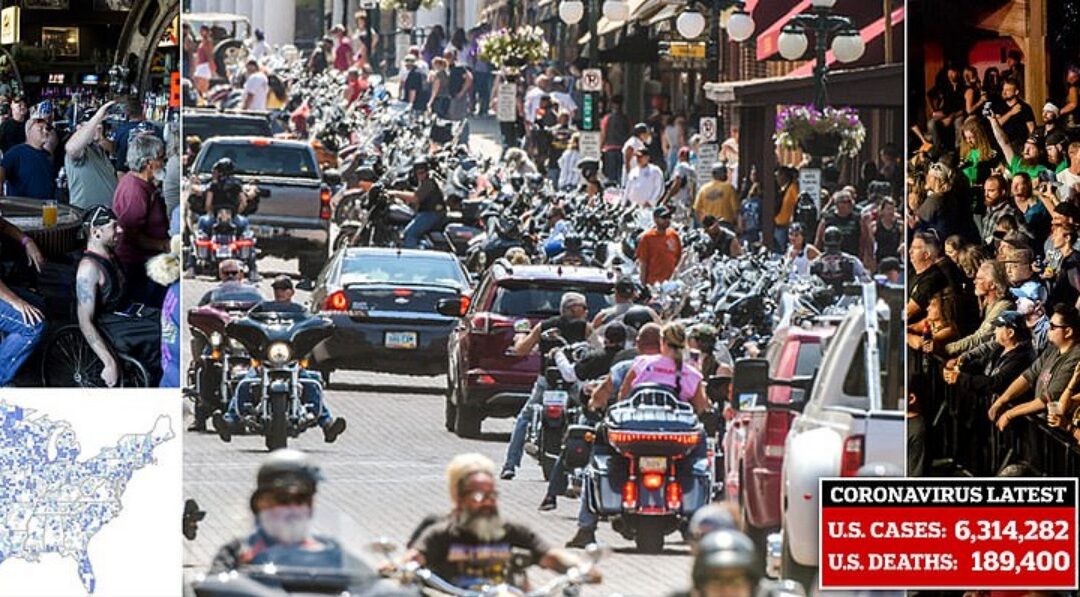 Sturgis Motorcycle Rally Is Responsible For 260,000 New Cases Of Coronavirus – Healthcare Tab: $12.2 BILLION