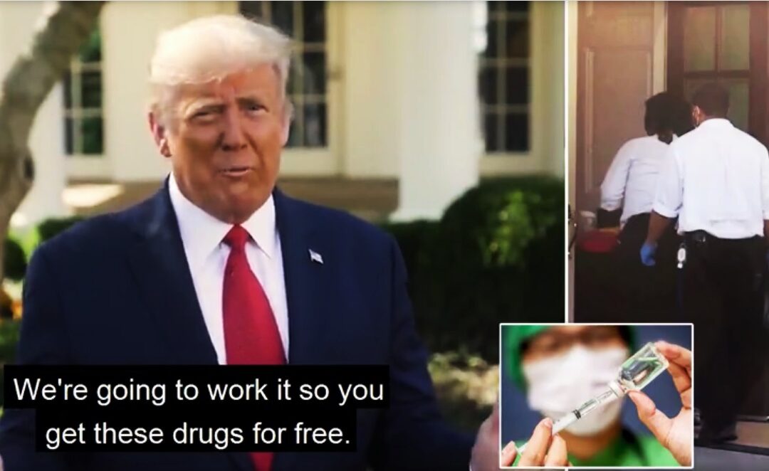 Trump Says ‘It’s A Blessing From God’ He Has Coronavirus – Touts Drug He’s Invested In