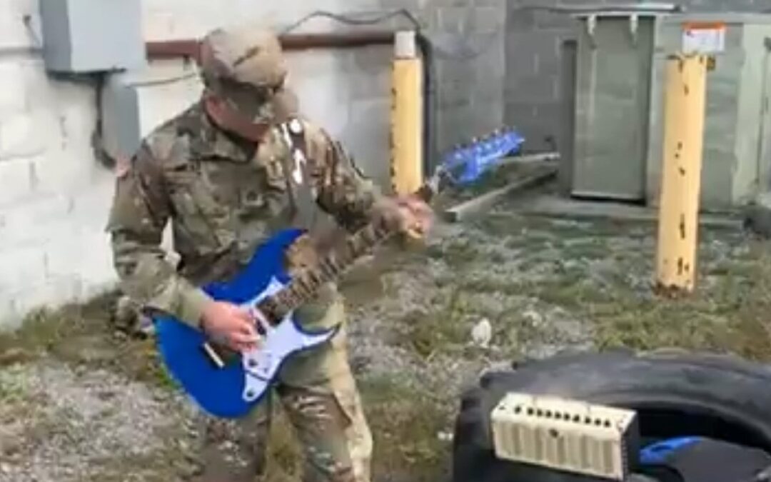 WATCH: Soldier’s Badass Van Halen Tribute Goes Viral