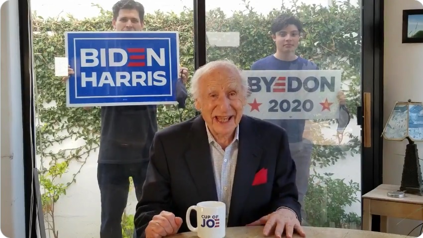 WATCH: Mel Brooks Makes FIRST Political Video – Says ‘Don’t Be Stupid’ & Back Biden