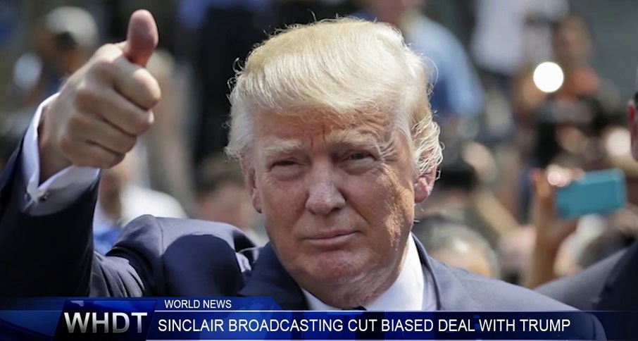 Right-Wing Sinclair Tries To Rescue Trump – Free Air Time For ‘Friendly’ Town Hall